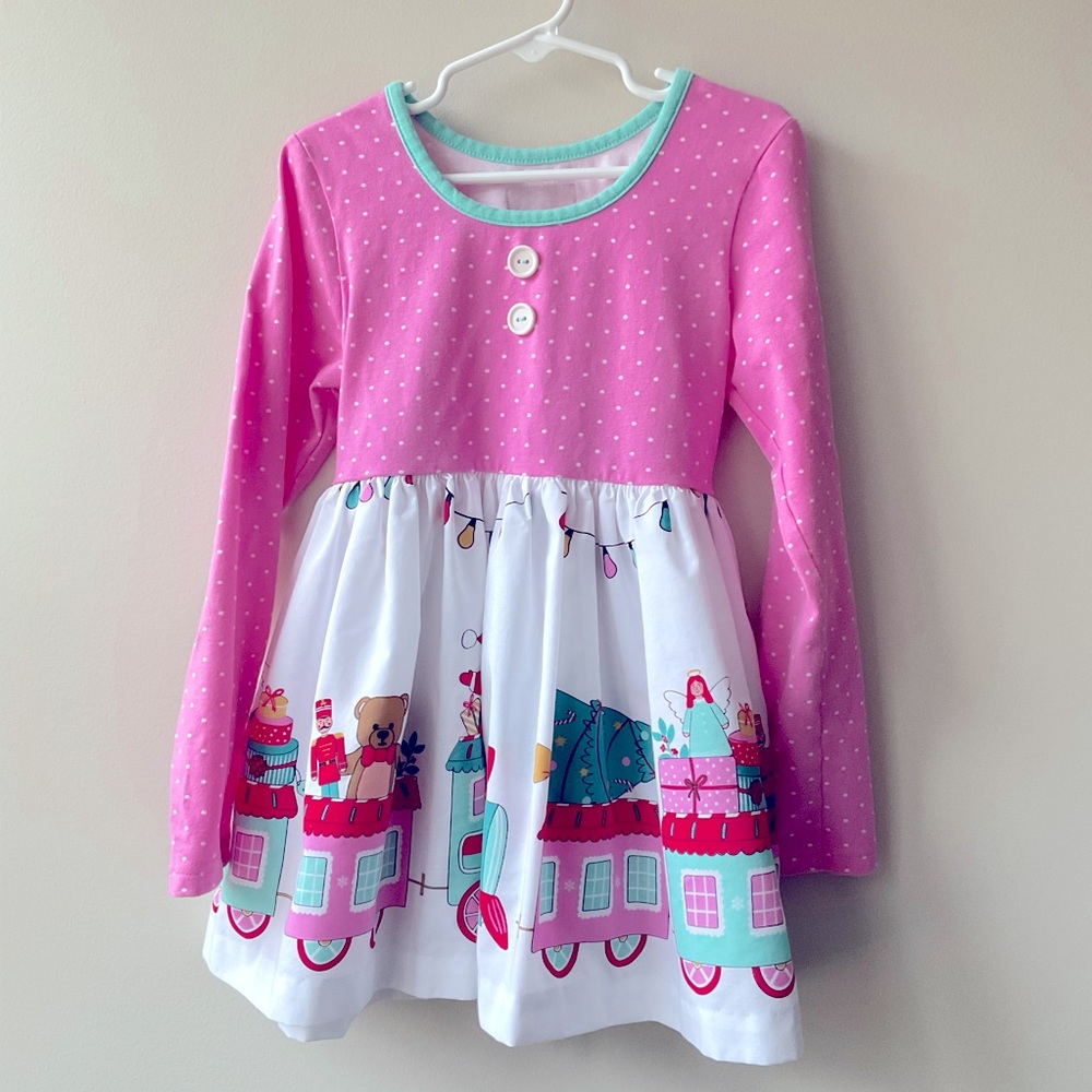 Eleanor Rose Rhonda Santa Train Top